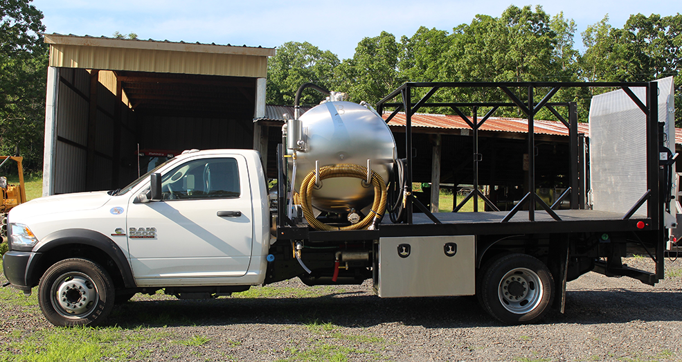 P & D Dodge Driver Side Vacuum Truck Toilet Hauler